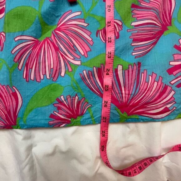 Lilly Pulitzer Penelope Tunic in Blue & Pink Floral, size S - EUC - Picture 8 of 8